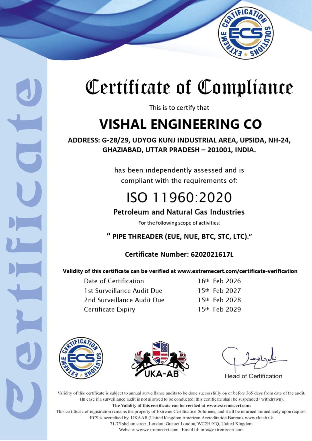 Vishal Engineering Co. – Vishal Engineering Co.
