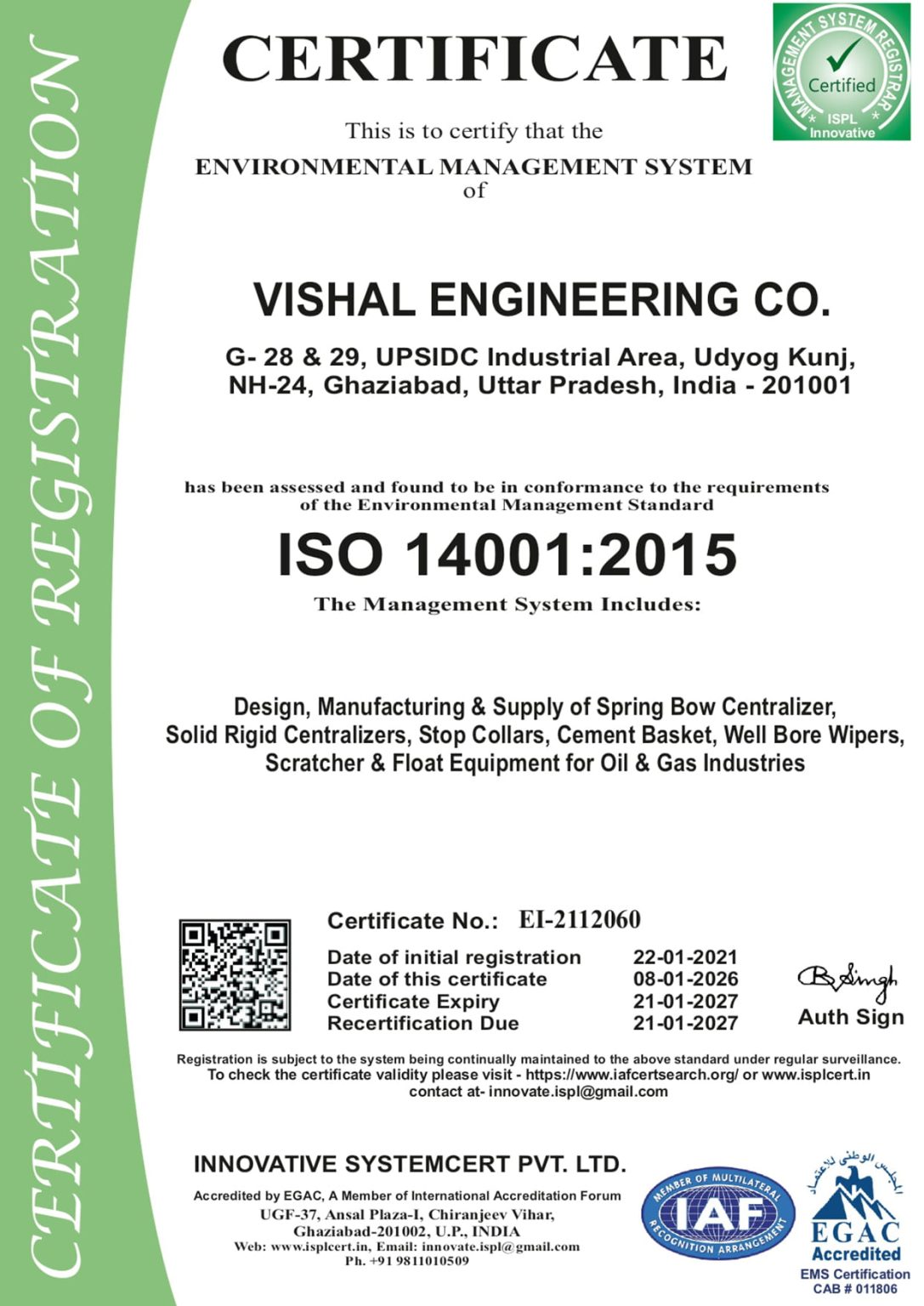 About Us – Vishal Engineering Co.